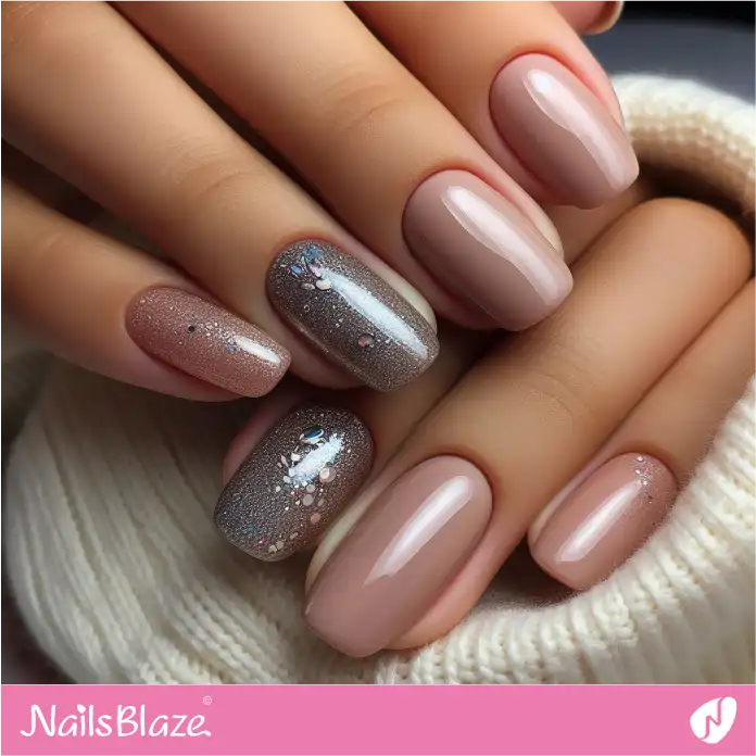 Embellished Office Nail Design | Professional Nails - NB3052